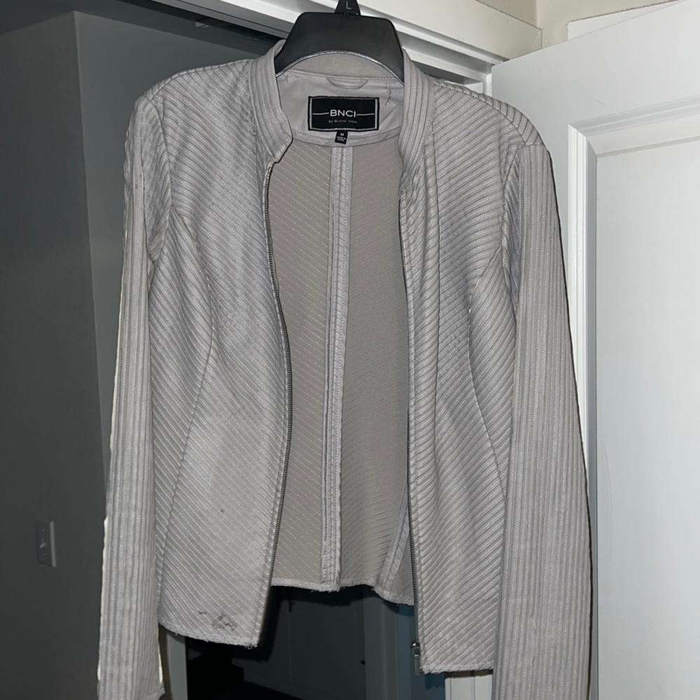 BLANC NOIR leather jacket
